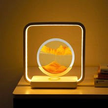 Load image into Gallery viewer, Sands of Time 2 in 1 Wireless Charging Table Lamp