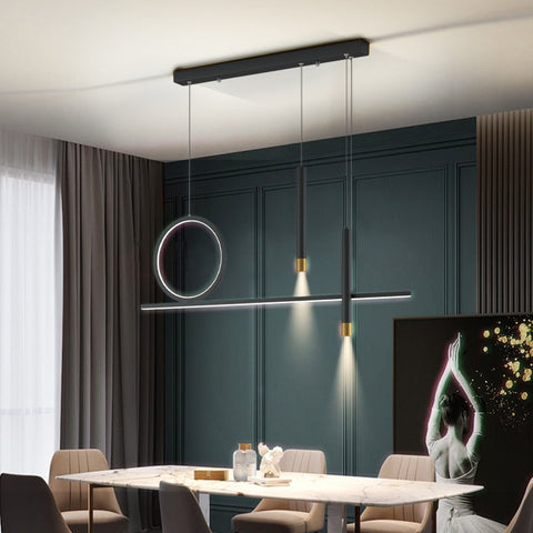Image of Nordic Minimalist Decoration Led Chandelier