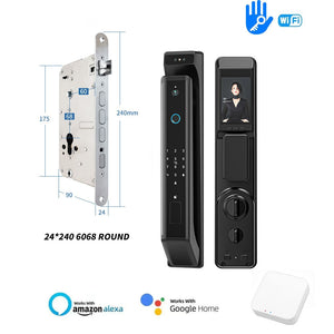 New Fingerprint Door Lock 3D Face Recognition Smart Door Lock