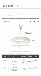 Modern Cloud LED Ceiling Pendant Chandelier