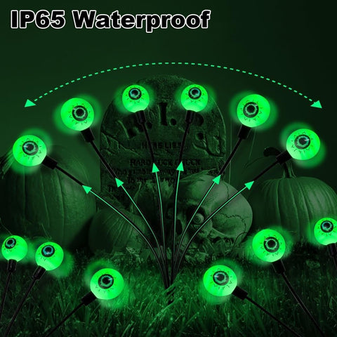 Image of Halloween Eyeballs Terror Solar Lights IP65 Waterproof