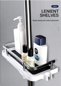 Shower Pole Storage Shelf