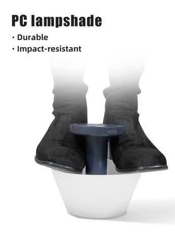 Image of Solar Powered Table Led Lamp Outdoor Modern