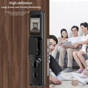 New Fingerprint Door Lock 3D Face Recognition Smart Door Lock
