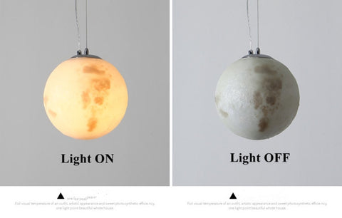Image of Nordic Modern Full Moon Chandelier