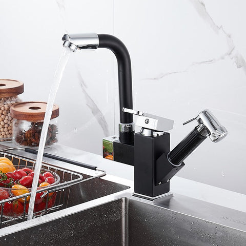 Image of Kitchen Sink Faucet Flexible Pull Out on Sale