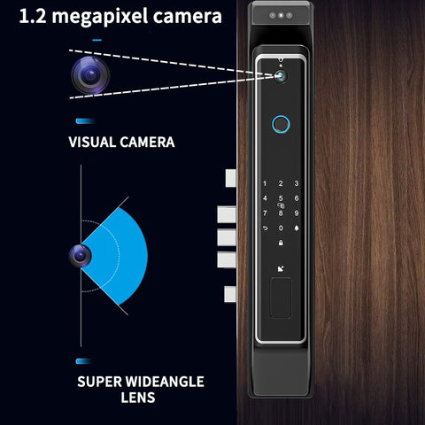 Image of New Fingerprint Door Lock 3D Face Recognition Smart Door Lock