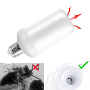 LED Flame Effect Flickering Fire Light Bulb with Gravity Sensor