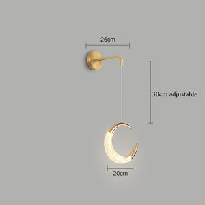 Luxury Gold Nordic Interior LED Wall Light Fixture