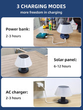 Load image into Gallery viewer, Solar Powered Table Led Lamp Outdoor Modern