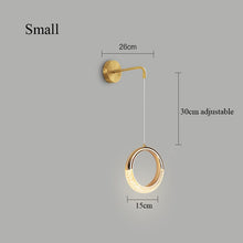 Load image into Gallery viewer, Luxury Gold Nordic Interior LED Wall Light Fixture