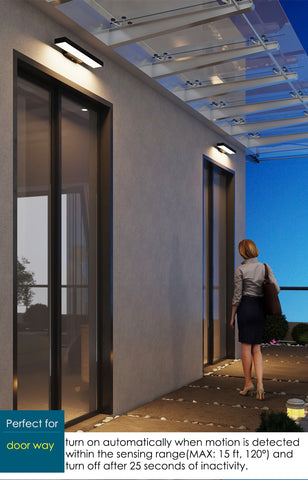 Image of LED Dusk to Dawn Motion Sensor Outdoor Modern Lights IP54