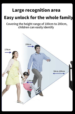 Image of New Fingerprint Door Lock 3D Face Recognition Smart Door Lock