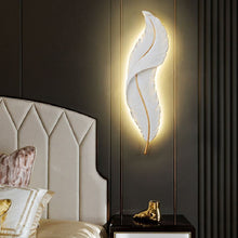 Load image into Gallery viewer, White Feather Wall Nordic Lamp