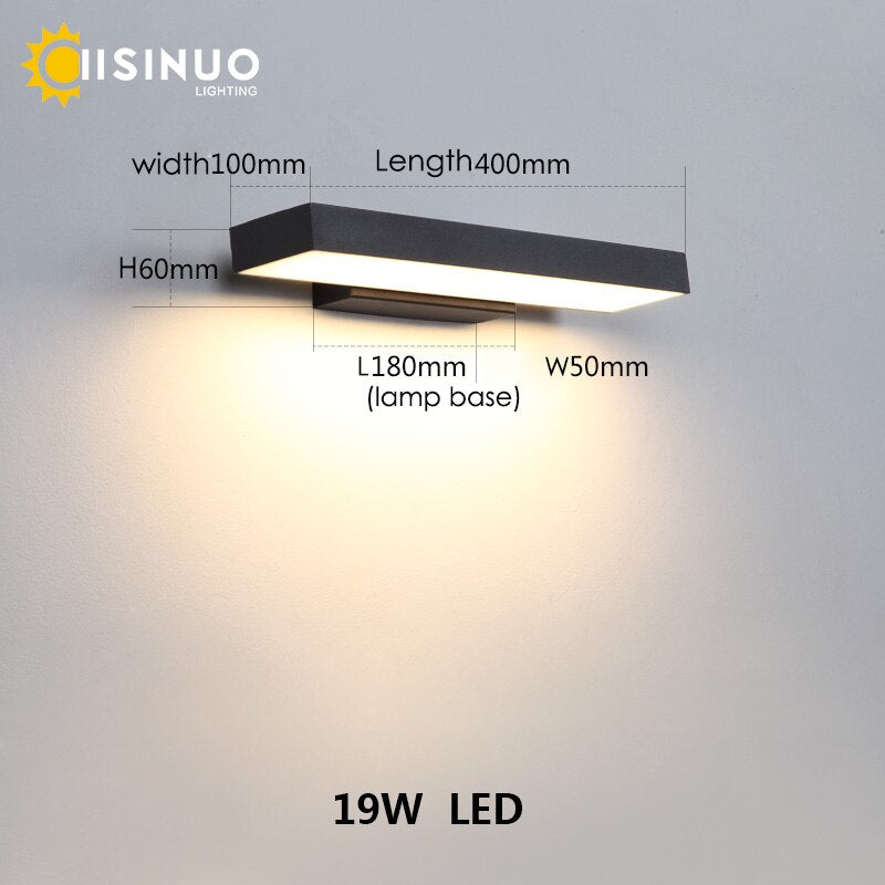 LED Dusk to Dawn Motion Sensor Outdoor Modern Lights IP54