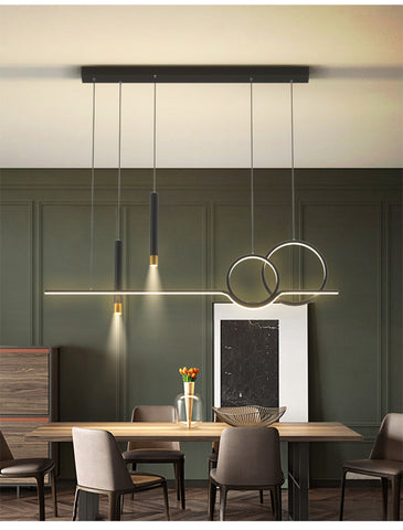 Image of Nordic Modern Minimalist Led Chandelier