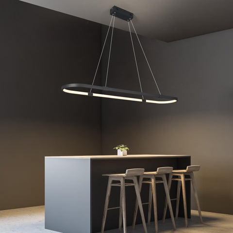 Image of NEO Gleam Minimalist Modern Chandelier For Dining Room Kitchen Bar