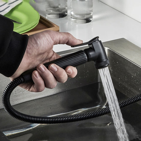 Image of Kitchen Sink Faucet Flexible Pull Out on Sale