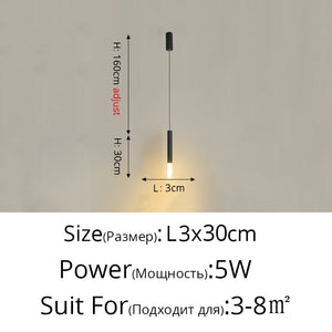 Nordic Modern Minimalist Led Chandelier