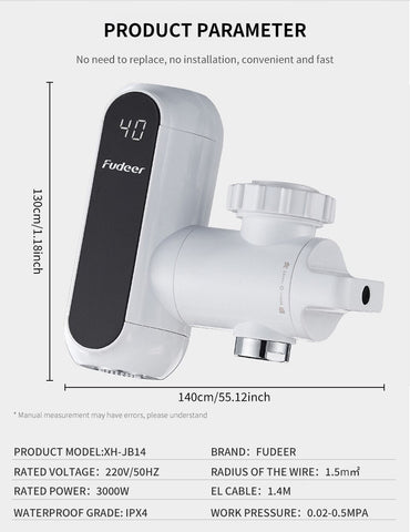 Image of Instant Electric Hot Water Faucet Adapter