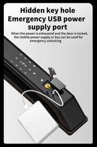 New Fingerprint Door Lock 3D Face Recognition Smart Door Lock