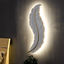 Load image into Gallery viewer, White Feather Wall Nordic Lamp