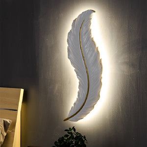 White Feather Nordic Wall Lamp