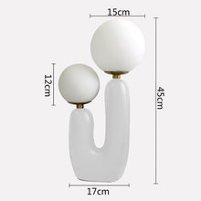 Load image into Gallery viewer, Bubble Double Frosted Glass Ball Table Lamp