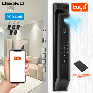New Fingerprint Door Lock 3D Face Recognition Smart Door Lock