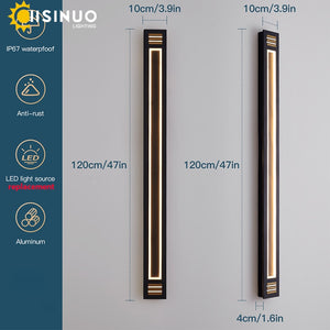 Waterproof Long Outdoor Wall LED Lighting IP65