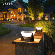 Load image into Gallery viewer, Outdoor Solar Lights Garden Light Column Lamps Waterproof Fence Gate Cap Light