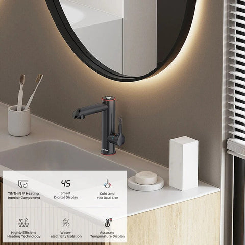 Image of Electric Instant Heater Faucet Stainless Steel