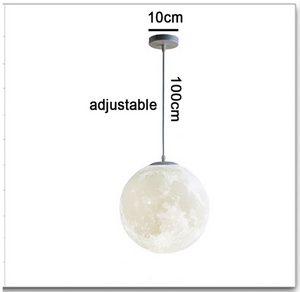 Nordic Modern Full Moon Chandelier