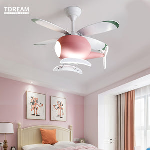 Children's Room Airplane Ceiling Fan Lights