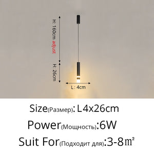 Nordic Modern Minimalist Led Chandelier