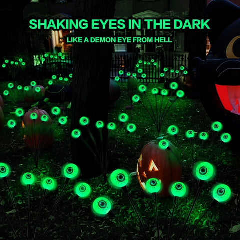 Image of Halloween Eyeballs Terror Solar Lights IP65 Waterproof