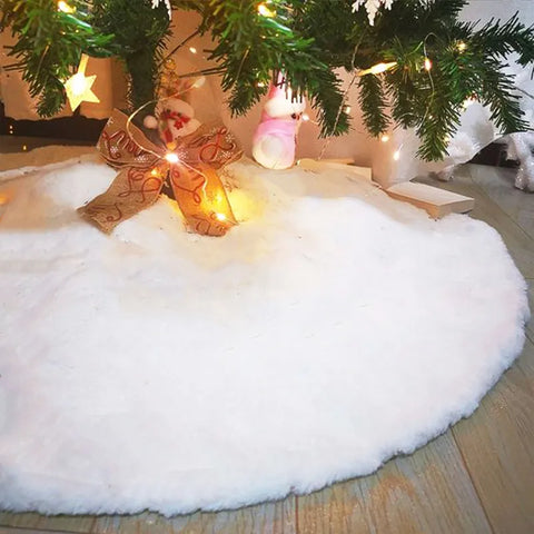 Image of White Christmas Tree Skirt 78/90/122cm