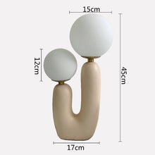 Load image into Gallery viewer, Bubble Double Frosted Glass Ball Table Lamp