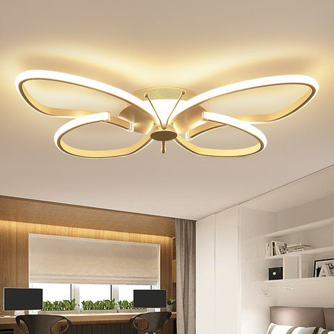 Image of Modern LED Butterfly LED Ceiling Lamp Dimmable