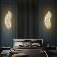 Load image into Gallery viewer, White Feather Wall Nordic Lamp