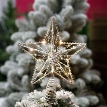 Load image into Gallery viewer, Christmas Tree Topper LED Star Tree Topper Battery Operated