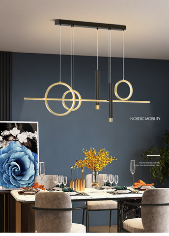 Image of Nordic Modern Minimalist Led Chandelier
