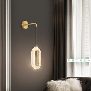 Luxury Gold Nordic Interior LED Wall Light Fixture