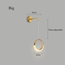 Load image into Gallery viewer, Luxury Gold Nordic Interior LED Wall Light Fixture