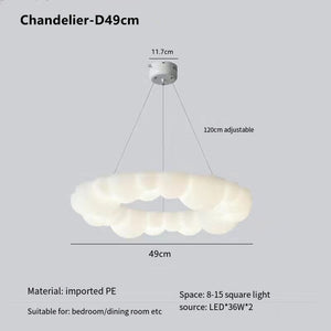 Modern Cloud LED Ceiling Pendant Chandelier