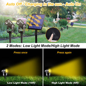 Solar Spotlight Waterproof IP65 Solar Powered LED