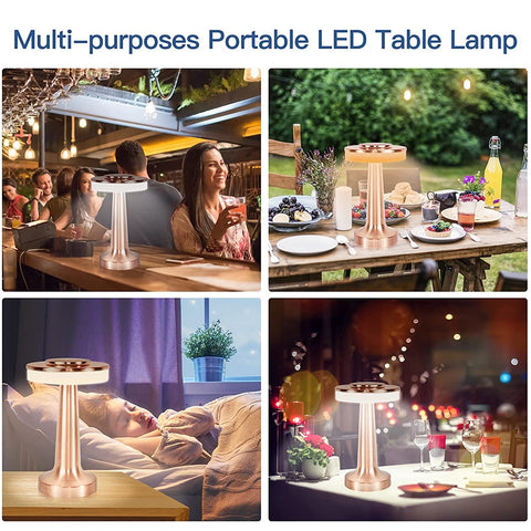 Image of Retro Bar Table Led Lamp