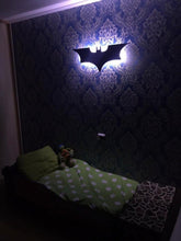 Load image into Gallery viewer, Batman LED Wall Light with Wireless Remote Control and Color Change