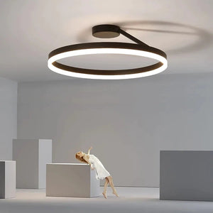 Modern Simple Round LED Ceiling Lighting for Living Room & Bedroom