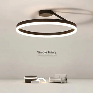 Modern Simple Round LED Ceiling Lighting for Living Room & Bedroom